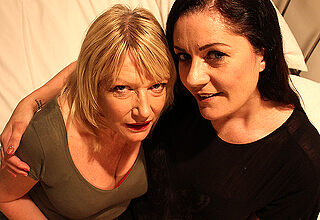 Two British Milfs have hot lesbian coitus